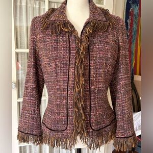 Finely detailed lady jacket, Tracey Reese original.